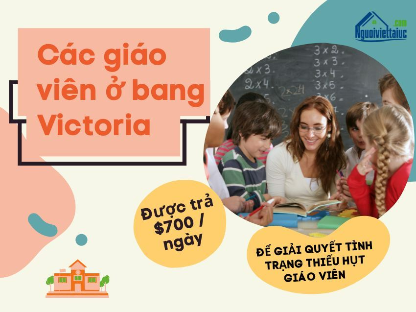 Các giáo viên bang Victoria được trả $700 / ngày