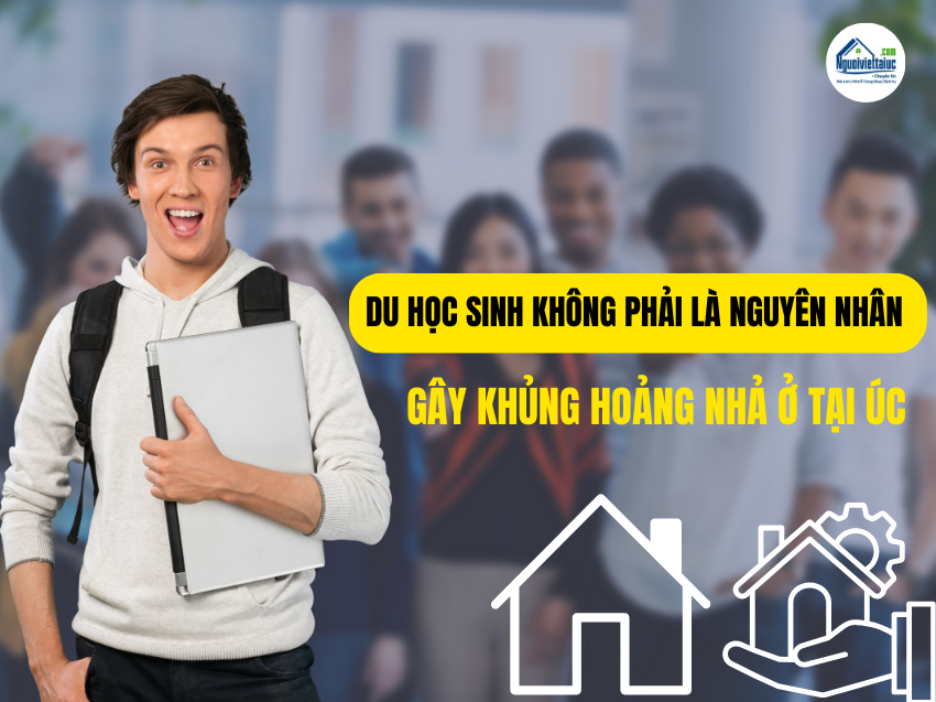 Du học sinh không phải nguyên nhân gây khủng hoảng nhà cho thuê tại Úc